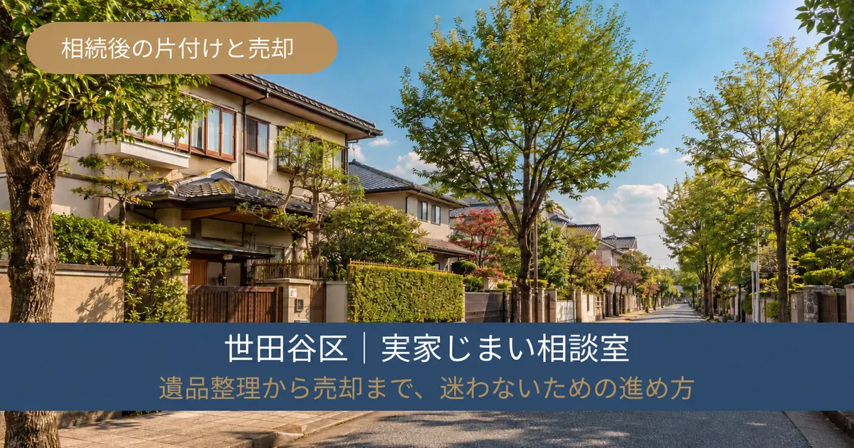 世田谷区の実家じまい